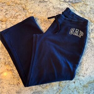 GAP Women’s XL Navy Blue Wide Leg Sweat Pant